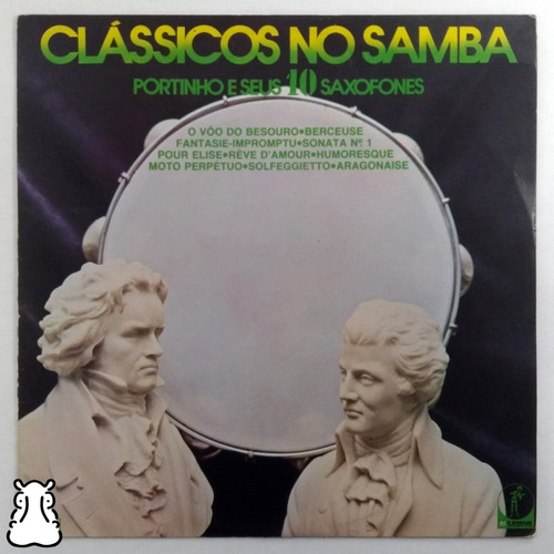 Lp Portinho Clássicos No Samba Disco De Vinil 1978 Saxofones