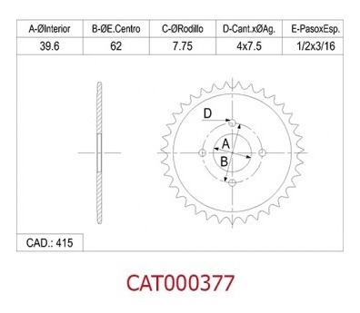 Coronas Zanella 70 Sol 1/2 X 3/16 Z-40 Jwc 000377