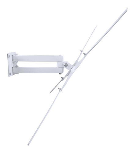 Suporte De Tv Bi Articulado Longo 28 A 55 Pol Branco