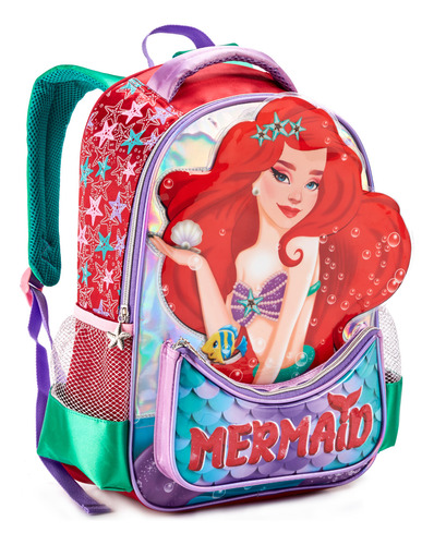 Mochila Infantil Menina Paete Brilho Lantejoula Barata Linda