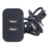 Estación De Carga Usb Doble 5v Sofá Empotrado Hub De Aliment