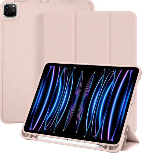 Funda Smart P/ iPad Pro 12.9 Gen3/4/5/6 2022/18 Porta Pencil