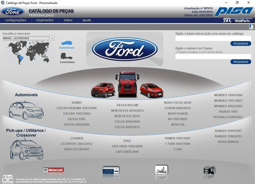 Catálogo Eletrônico De Peças Ford Carros E Caminhões 2014