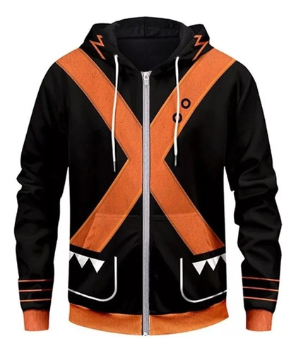 Sudadera Con Capucha My Hero Academia Bakugo Katsuki Traje