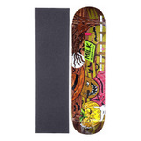 Shape Milk Skateboards Em Maple Com Lixa - 8.5