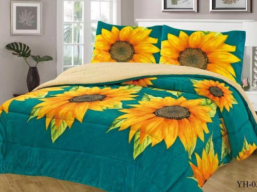 Cobertor Invierno King Girasol/ Mey Stock