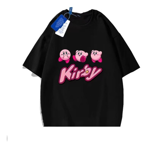 Playera De Manga Corta Con Estampado Digital Game Kirby Smi