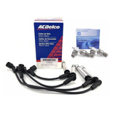 Kit Cabos + Velas Corsa Classic 2009 2010 2011 Chevrolet Che