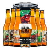 Kit Tambor Roleta Russa 6 Cervejas 355ml  + Copo Spike