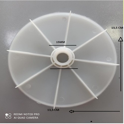 Ventilador Motor Secarropas (15 Mm) Codini Diametro Total 13