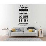 Vinil Decorativo Para Pared Frases Letras Cita Biblica