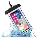 Funda Sumergible Protectora Agua Waterproof Bolsa De Celular Color Negro