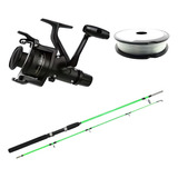 Kit Molinete Shimano Ix 4000r + Vara 1,80m + Linha