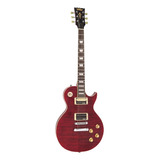 Guitarra Vintage Les Paul Reissued V100 Twr Trans Wine Red