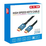 Cable Hdmi 4k/20 Metros Hdtv -cable Hdmi 2.0/alta Velocidad