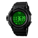 Reloj Tactico Militar Sumergible 50m Digital Negro Crono