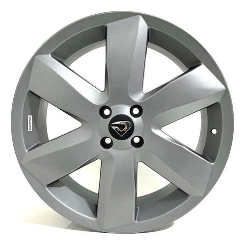 Par De Rodas Volcano V190 Surf Aro 18x6 Furação 4x100 Prata 