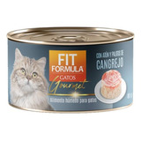 Alimento Húmedo Fit Formula Gato Gourmet Atún Y Cangrejo 80g