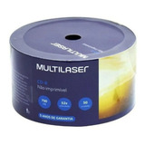 100 Cdr Multilaser  52x  Com Logotipo  Original