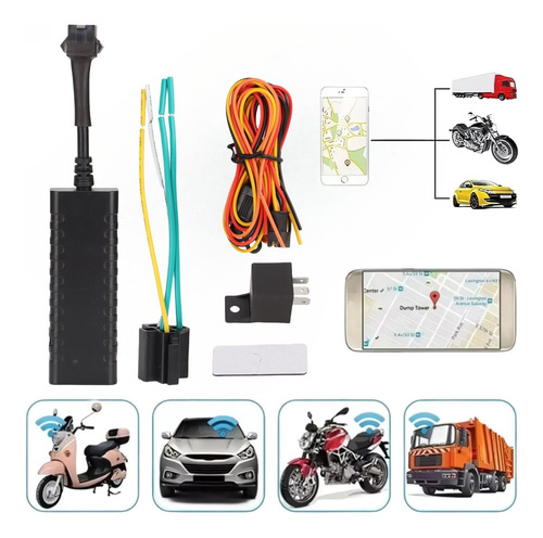 Mini Localizador Rastreador Gps Antirrobo Para Moto Y Auto