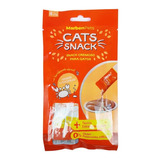 Cats Snack Tubito Cremoso Cangrejo 4x15g