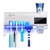 Soporte Cepillos Esterilizador Uv Dispensador Crema Dental 