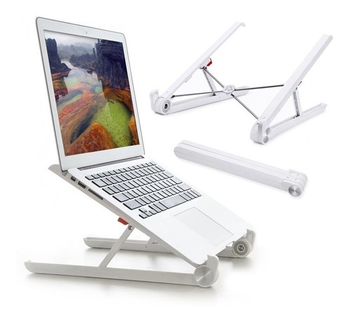 Base Soporte Stand Para Laptop Mac Plegable Ajustable Enfriador Ergonomico Portatil Inclinacion 