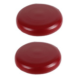 2 Pcs Cubiertas De Sillas De Material Cuero Pu Vino Rojo