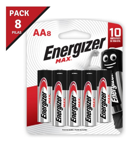 Pila Alcalina Energizer 1.5 V Aa O Aaa