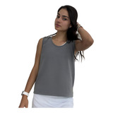 Tank Top Deportivo Mujer Playera Sin Mangas Gym Yoga Fitness