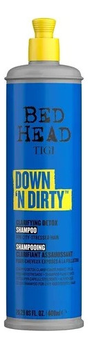 Tigi Bed Head Down N Dirty Shampoo Clarifying Detox X400ml