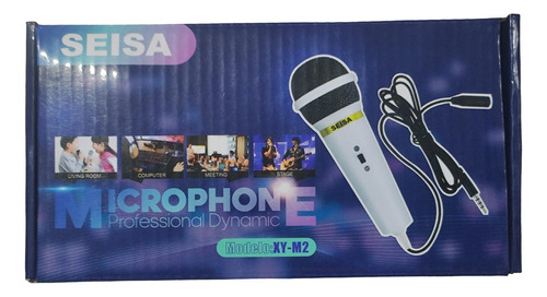 Microfono Vocal Dinamico Alambrico Unidireccional Plug 3.5mm