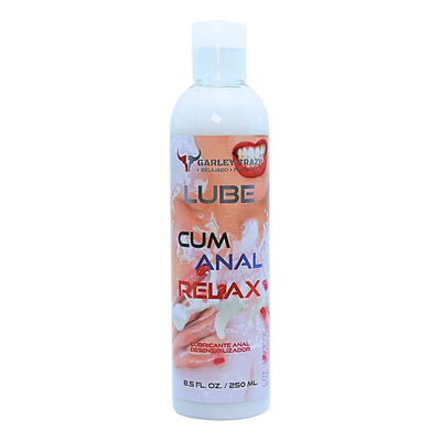 Garley Crazy Lube Cum Anal Relax 8.5fl.oz\u002F250ml Semen Artificial, Lubricante Íntimo Desensibilizador Anal | Meses sin interés