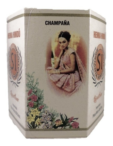 Henna Hindú Tinte Natural Champaña 80gr