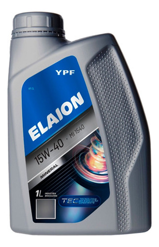 Aceite Ypf Elaion Ml 15w40 Mineral 1 Litro