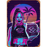 Ysirseu Bianca Belair - Cartel De Metal De Hojalata De 8 X .