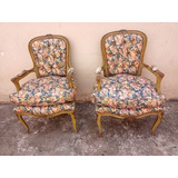 Sillon Sillones Frances Xv Antiguos Tallados C,u