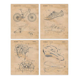 Vintage Specialized Mountain Bike Patent Art Poster Prints  