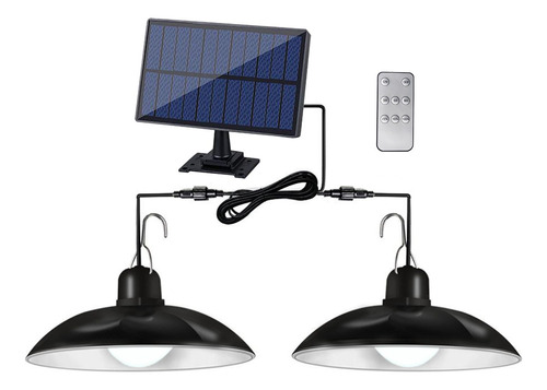 Lamparas Led Solar Colgante C/ Control Y Panel