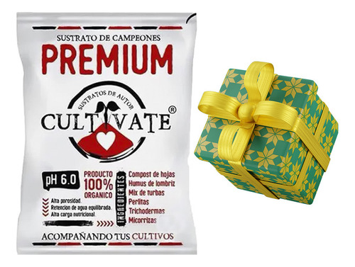 Sustrato Cultivate Premium 80lts Incluye Regalo Sorpresa