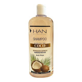 Shampoo Han Aceite De Coco Anti Frizz Hidronutritivo 500 Ml 