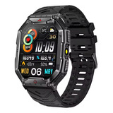 Smartwatch Kr82 Reloj Outdoor Con Linterna Barómetro 1 Atm