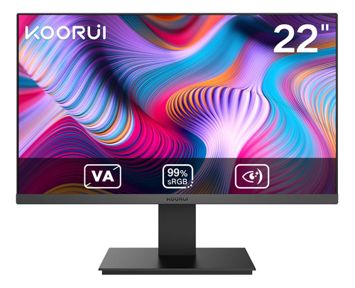 Monitor Gamer Koorui 75hz 6ms Fhd 1080p 99%srgb Eyecare 22n1