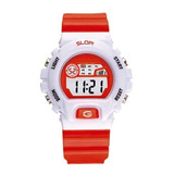 Reloj Slop Para Unisex Color Rojo Sw85664 Color Del Fondo Blanco