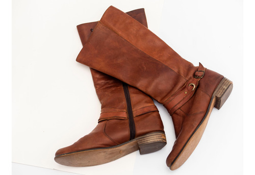 Botas Dama Cuero Café Talla 39