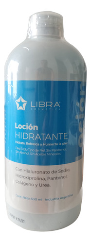 Locion Tonica Hidratante Refresca Humecta X 500ml Libra Momento De Aplicación Día/noche Tipo De Piel Todo Tipo De Piel