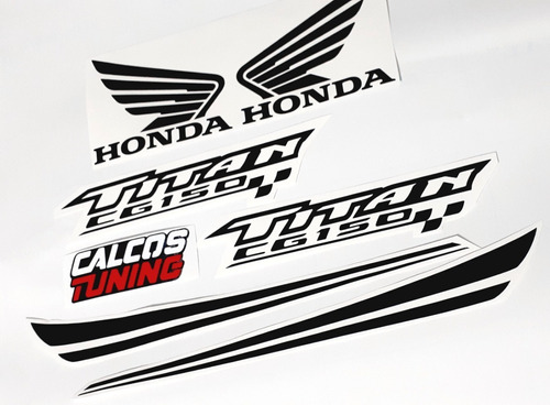 Calcos Moto Honda Cg Titan 150. Alternativo