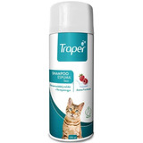 Shampoo Traper Espuma Seca Gato 170ml - Sin Agua