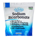 Bicarbonato De Sodio Orgánico 5 Lb En Polvo Fino, Certificad