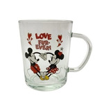 Taza Disney Con Calcomania Diseño Mickey Minnie Mouse Love